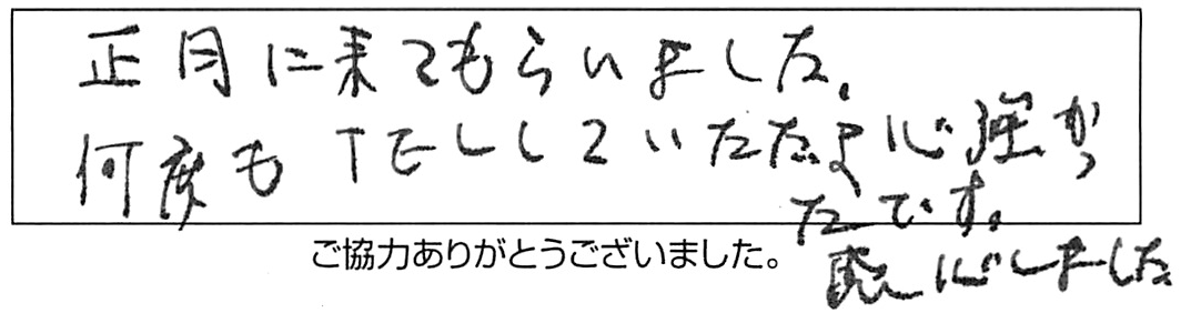 トイレ詰まり除去などの作業/60代女性