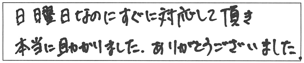 便器交換などの作業/60代男性