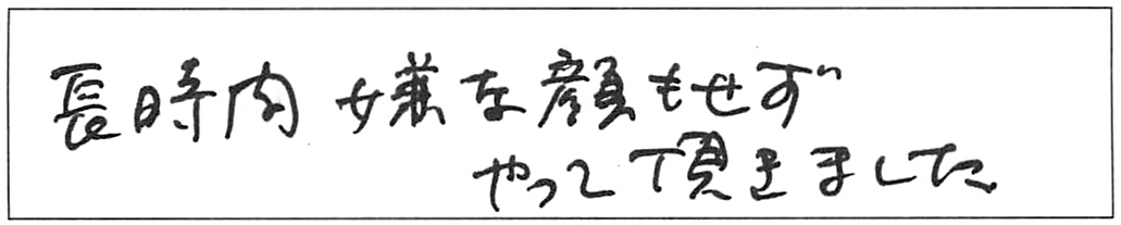 屋外詰まり除去などの作業/男性