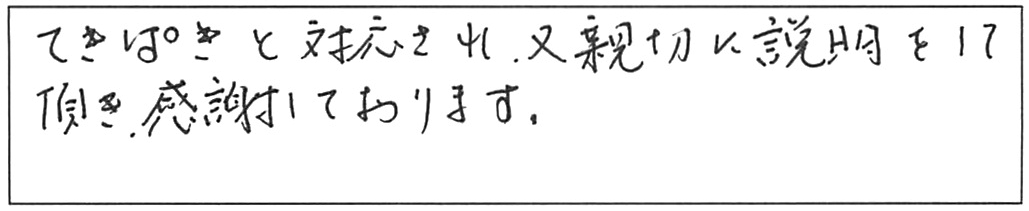 トイレ詰まり除去などの作業/70代女性