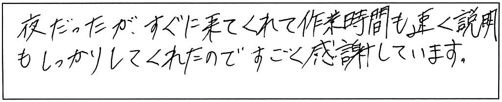 安来市東赤江町トイレ詰まり除去作業/30代男性