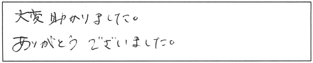 トイレ詰まり除去などの作業/50代男性
