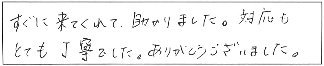 屋内詰まり除去などの作業/40代女性